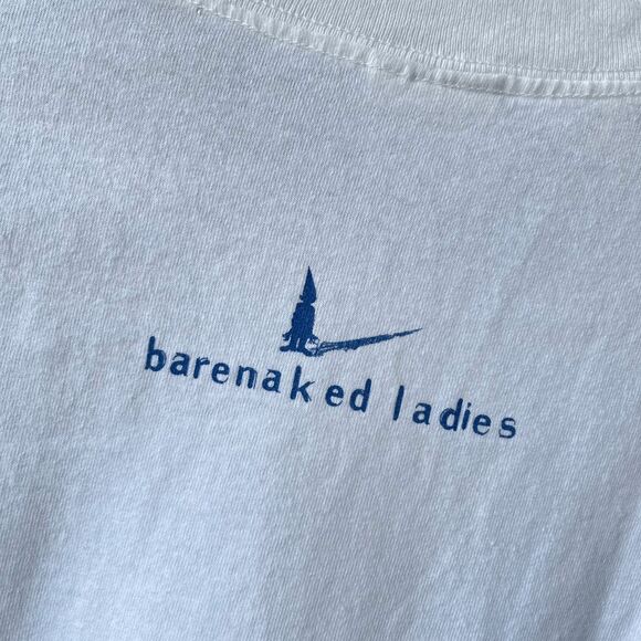 VTG 1998 Barenaked Ladies Stunt Tour Shirt XL Long Sleeve King Fashions Canada - Picture 8 of 9
